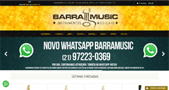 Desktop Screenshot of barramusic.com.br